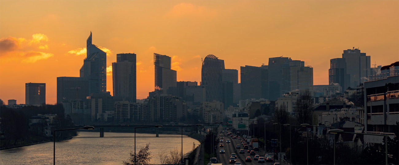 La Défense vue de Courbevoie